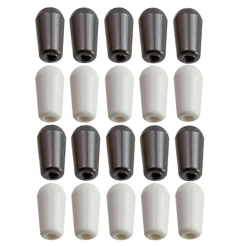 Pack Of 20 Guitar 3 Way Toggle Switch Cap Tips Buttons