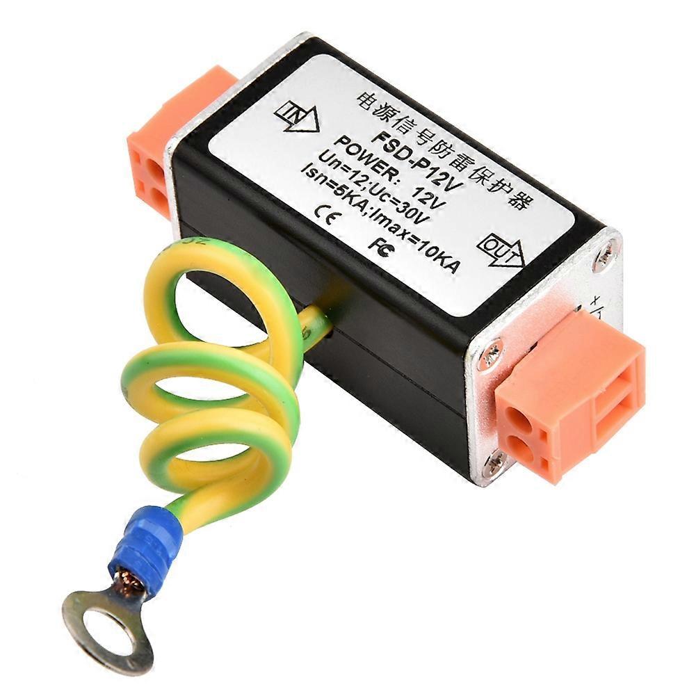Dispositif de protection contre les surtensions monocanal, parafoudre, foudre, 12 V