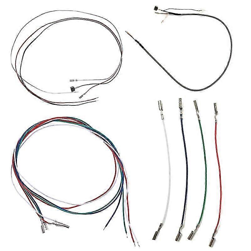 Cartucho Phono Cable Leads Header Wire Prateado para Headshell Toca-discos