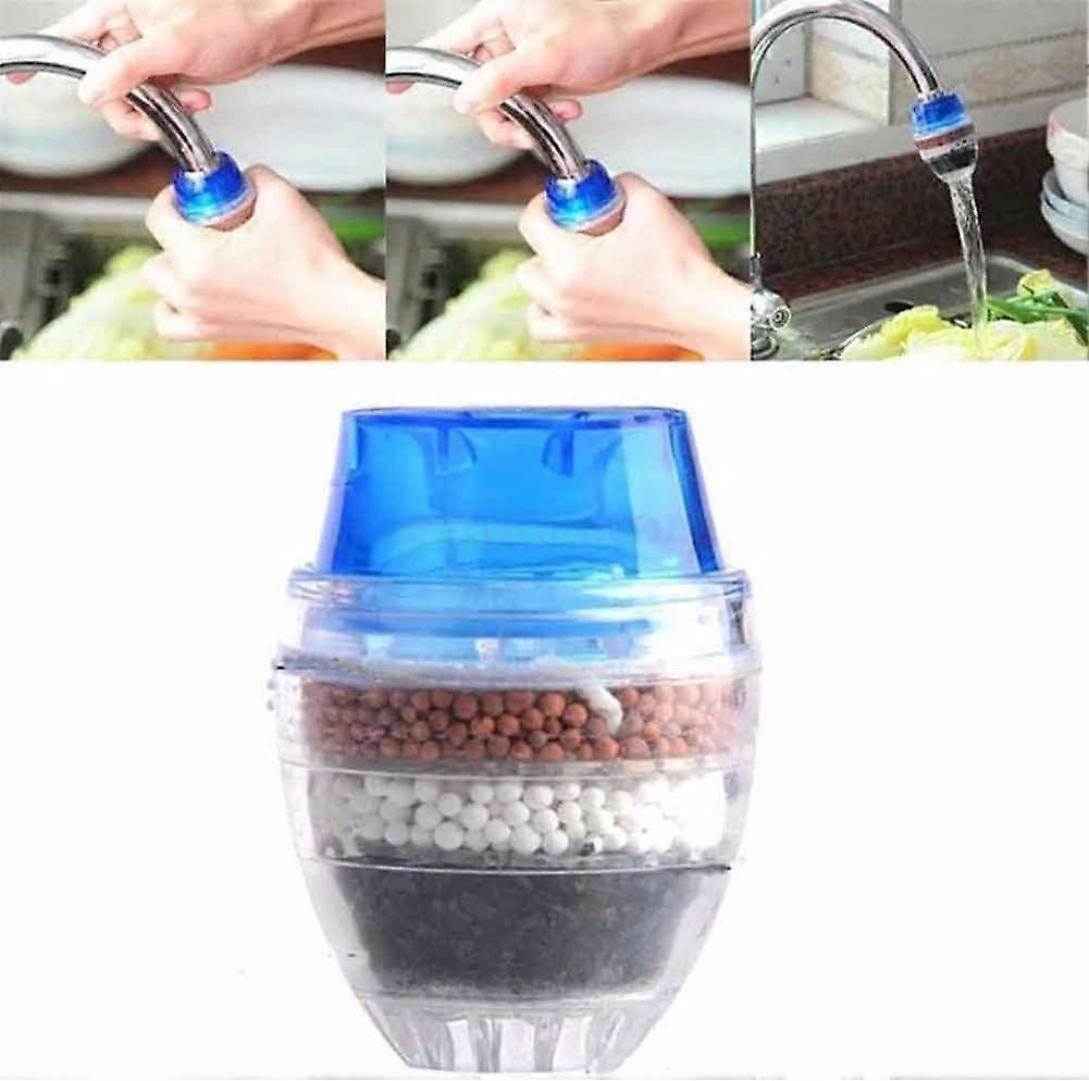 3PCS Activated Carbon Purifier Filter for Kitchen Faucet