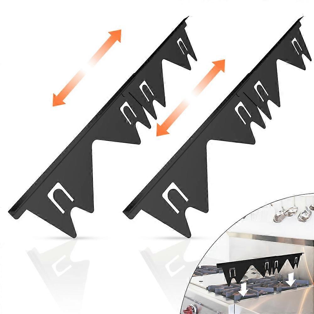 2Pcs/set Stainless Steel Stove Counter Gap Cover Retractable Length Range Trim Kits