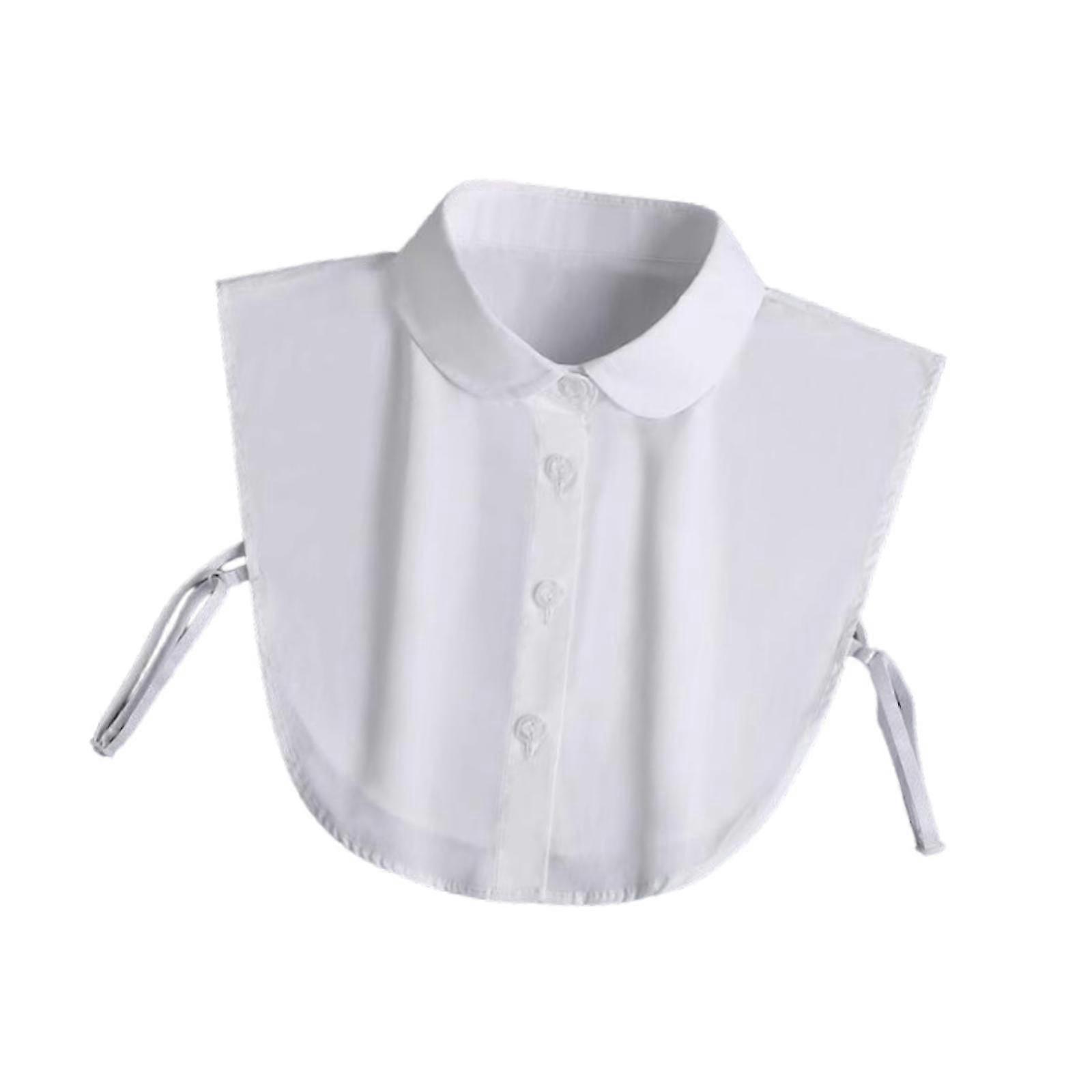 Guler fals elegant costum profesional haine guler fals femei guler fals alb