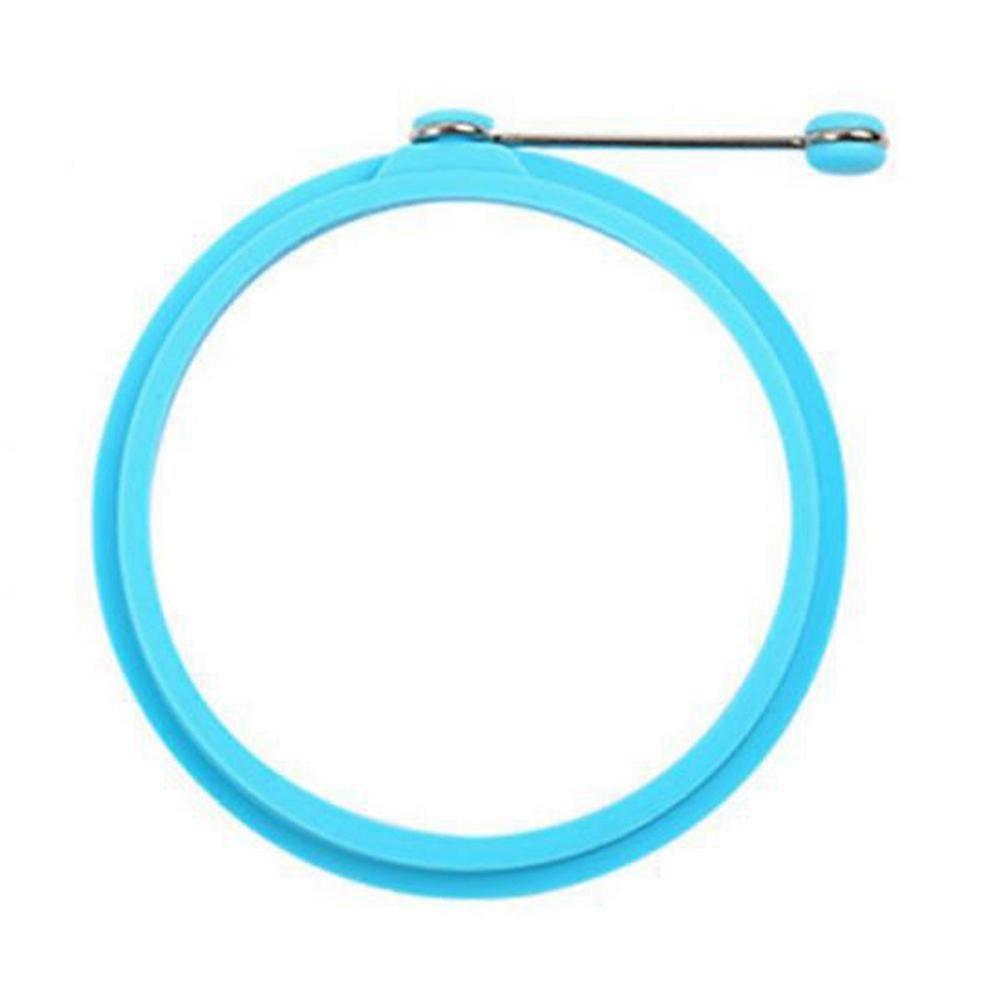 Round Egg Fried Mould with Handle Heat Resistant Practical Kitchen Tool(Blue)