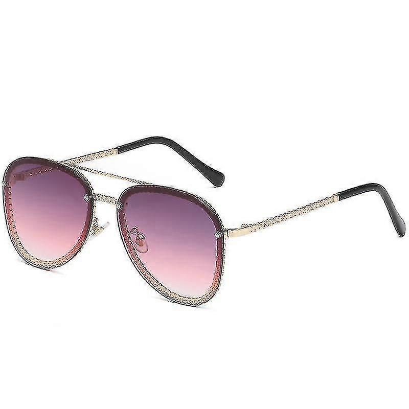 cateye sunglasses classic gradient)unisex square pink
