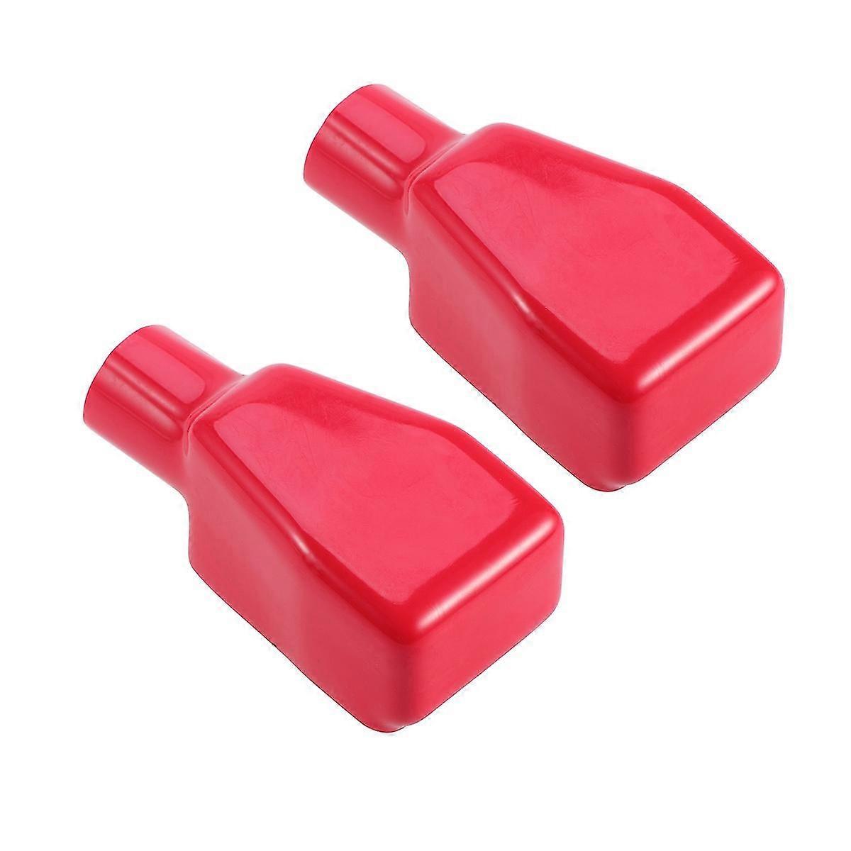 2 PCS Universal Car Positive Battery Terminal Covers Post Flexible Battery Terminal Insulating Prote