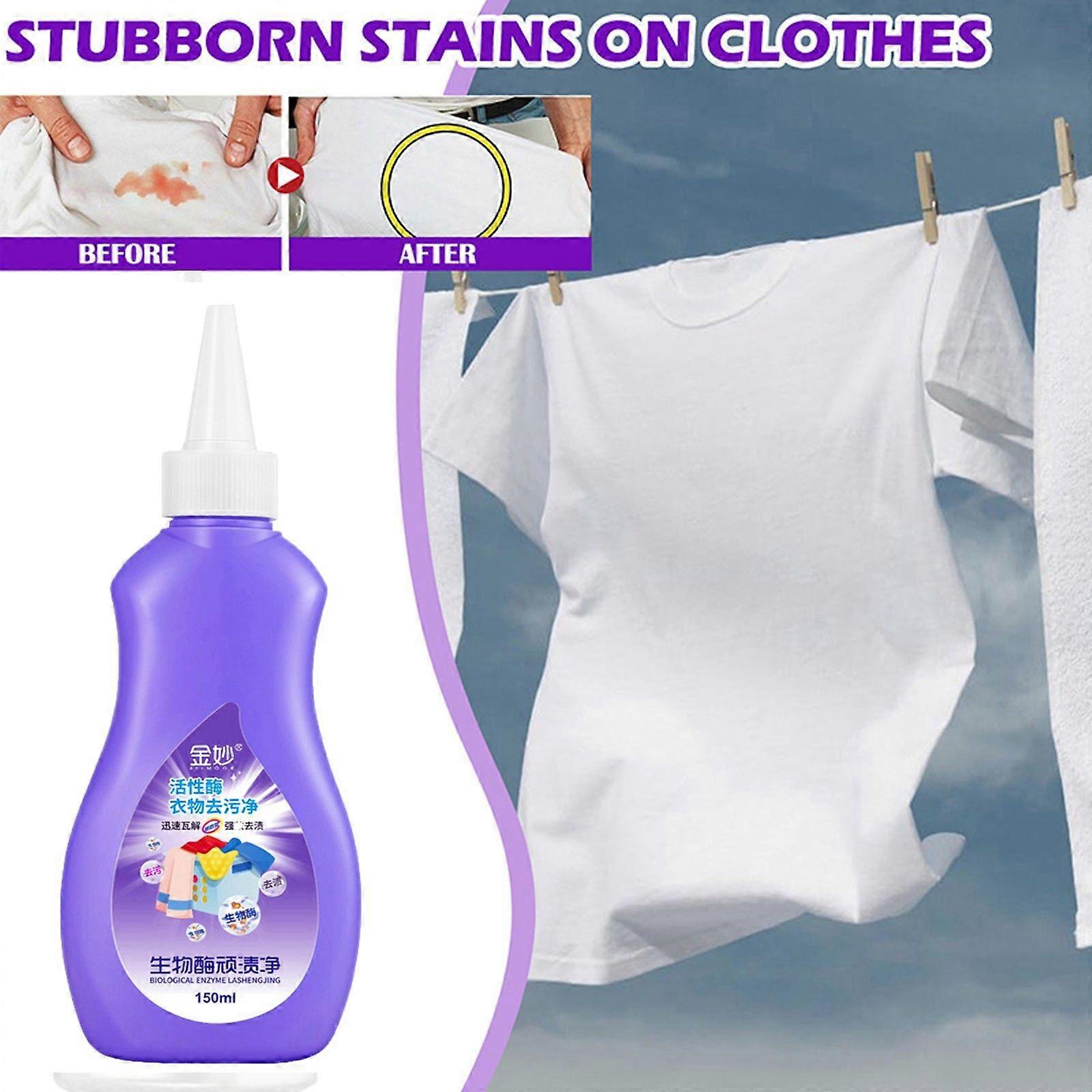Bioenzyme Stubborn Stain Net 150ml Decontamination Oil Stain No Residual Clothes Clean As New And Gentle Wash