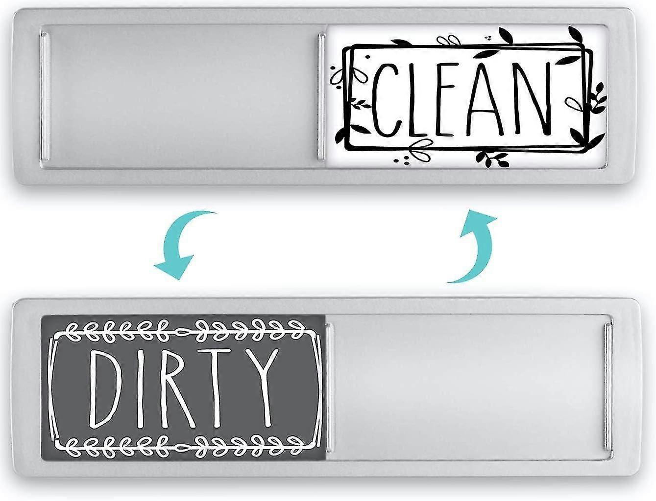 Dishwasher Magnet Clean Dirty Sign Indicator - Trendy Kitchen Magnet