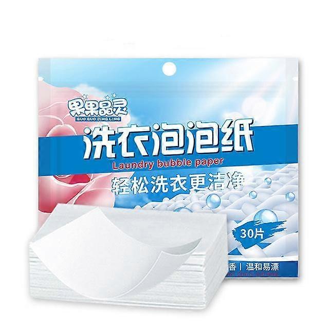 Laundry Detergent Sheets with Easy Dissolve Tablets