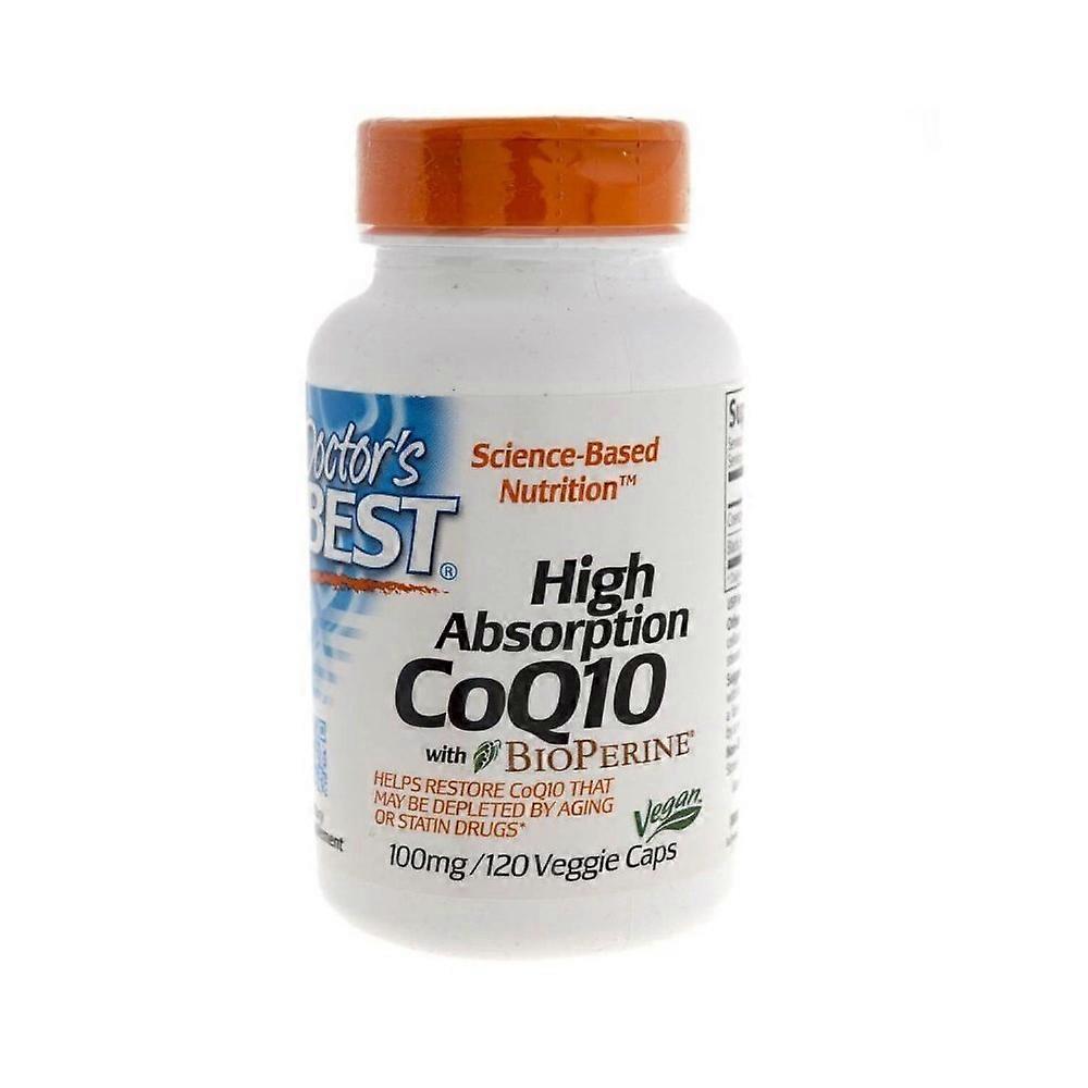 Dietary supplements Doctor's Best Koenzym Q10 100 Mg I Piperyna Bioperine Vegan (120 capsules) 3452