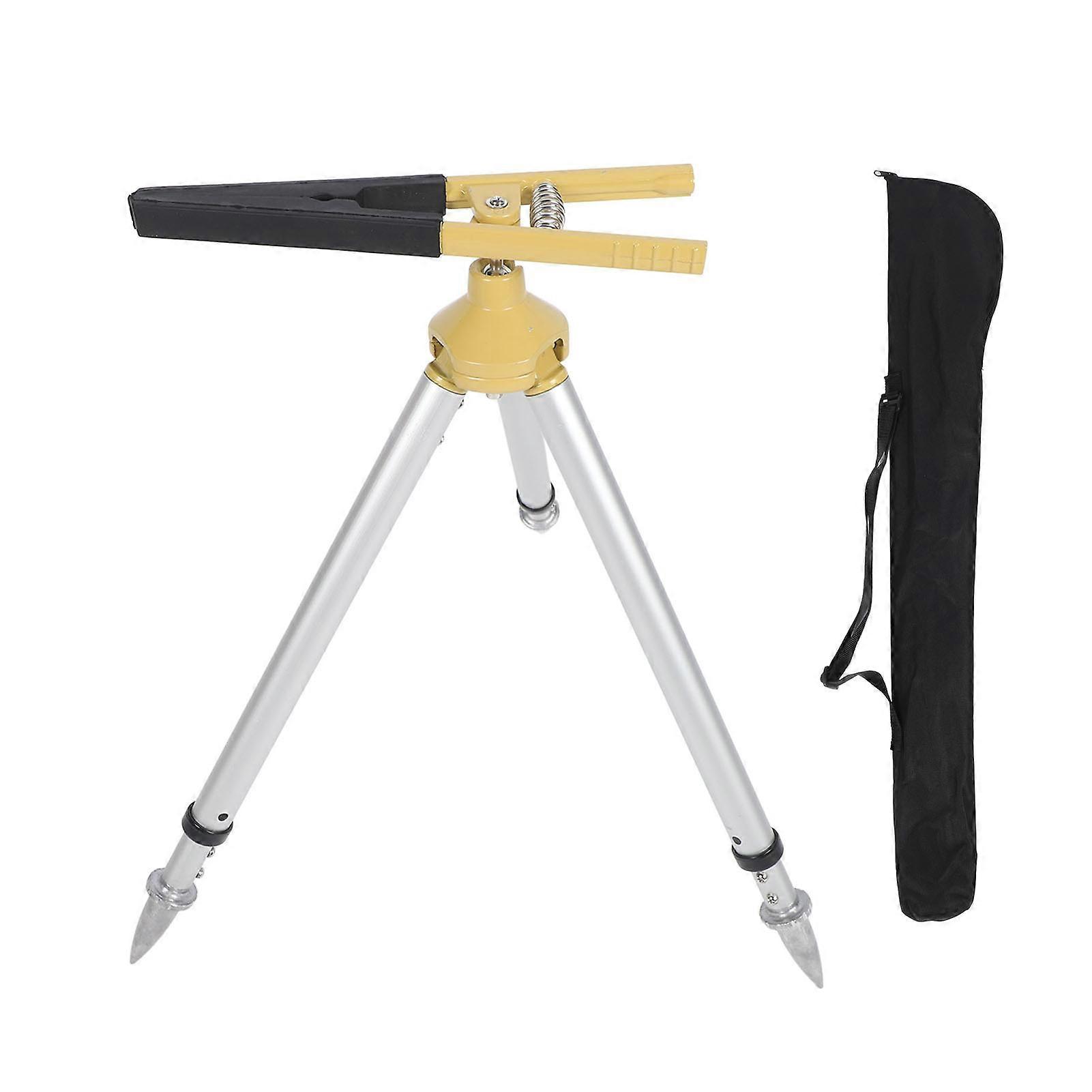 Total Station Tripod Stand Aluminum Alloy Adjustable 46 to 60cm, Heavy Duty Survey Tripod for Construction and Engineering