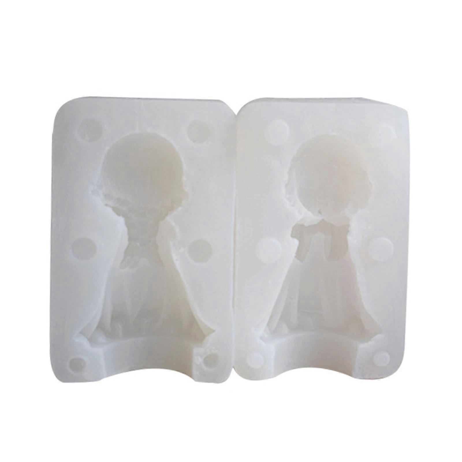 Ange Garçons Filles Bougie Parfumée Silicone Moule Résine Époxy Moule Bricolage Décorations Outils Artisanat Fabrication Fournitures Antiadhésif