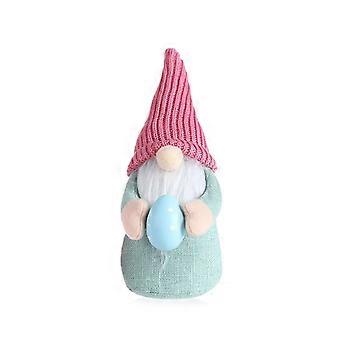 Easter Gnome for Doll Bunny Gnomes Hugging Egg Plush Dolls Desktop Ornament for Home Festival Party Tabletop Decoration Cute Rabbit Kids Toy Gift
