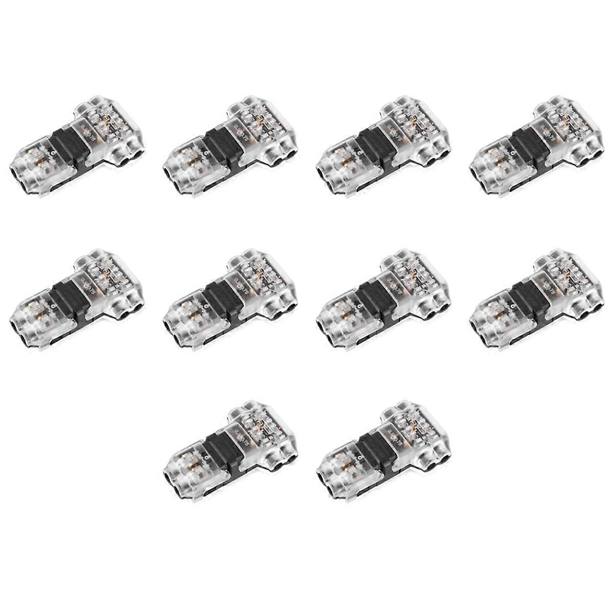10PCS Wire Connector, Low Voltage Wire Connector, -Plug Wire Connector, -Plug 2-Pin Wire Splice Con