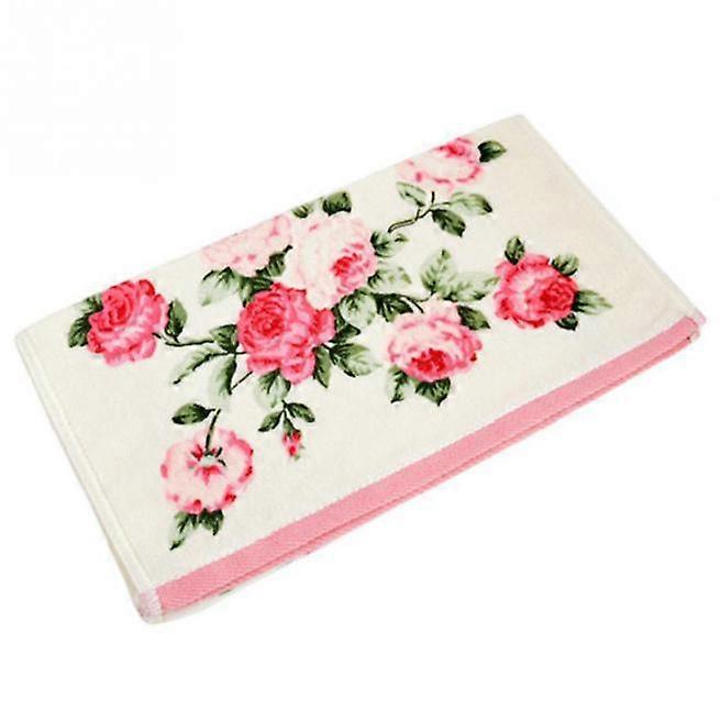 Retro Style Printed Towel Home Use Soft Quick Dry Bath Towel Washcloth Strong Water Absorption Towel