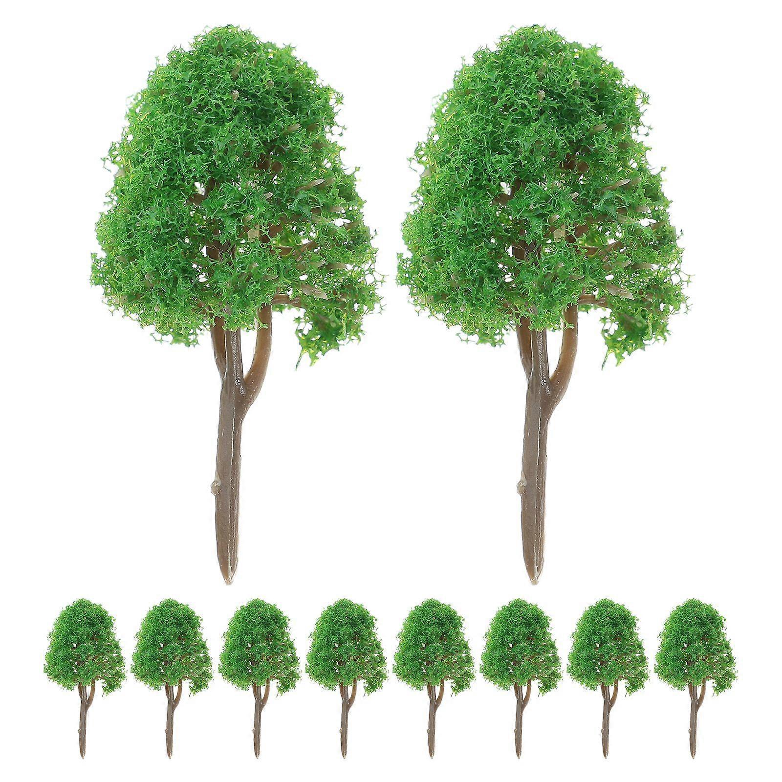 20pcs 1:150 Model Trees Train Scenery Landscape N Scale (Green)