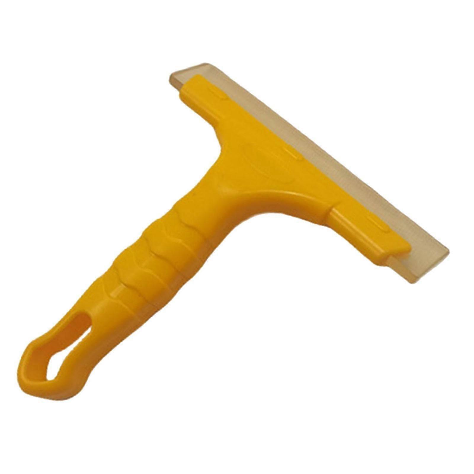 Rubber Squeegee Door Glass Versatile Shower Cleaning Scraper Shower Squeegee Yellow