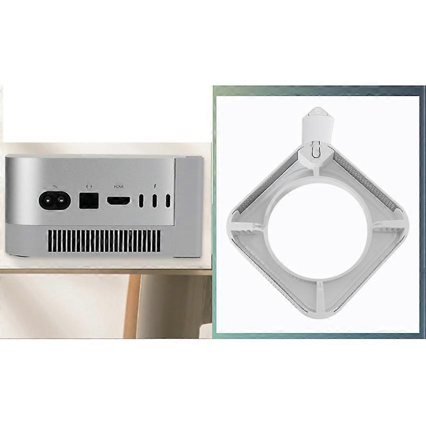 Power On Button Thermal Dust Dissipation Base Height Enhancement Bracket Accessories for Mac mini4 M4 (Dust Dissipation Model)
