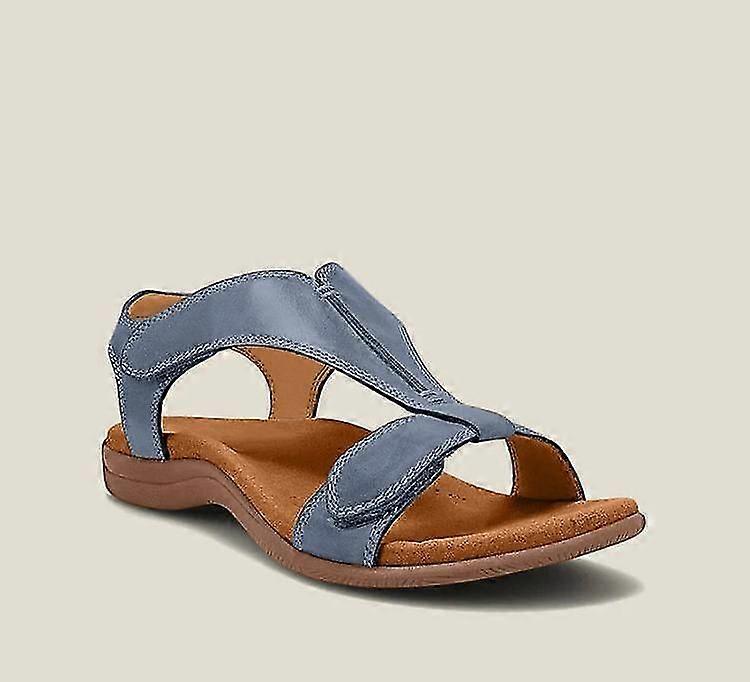 Stunahome Wedge Orthopaedic Sandals(Gift Of K)35-BLUE