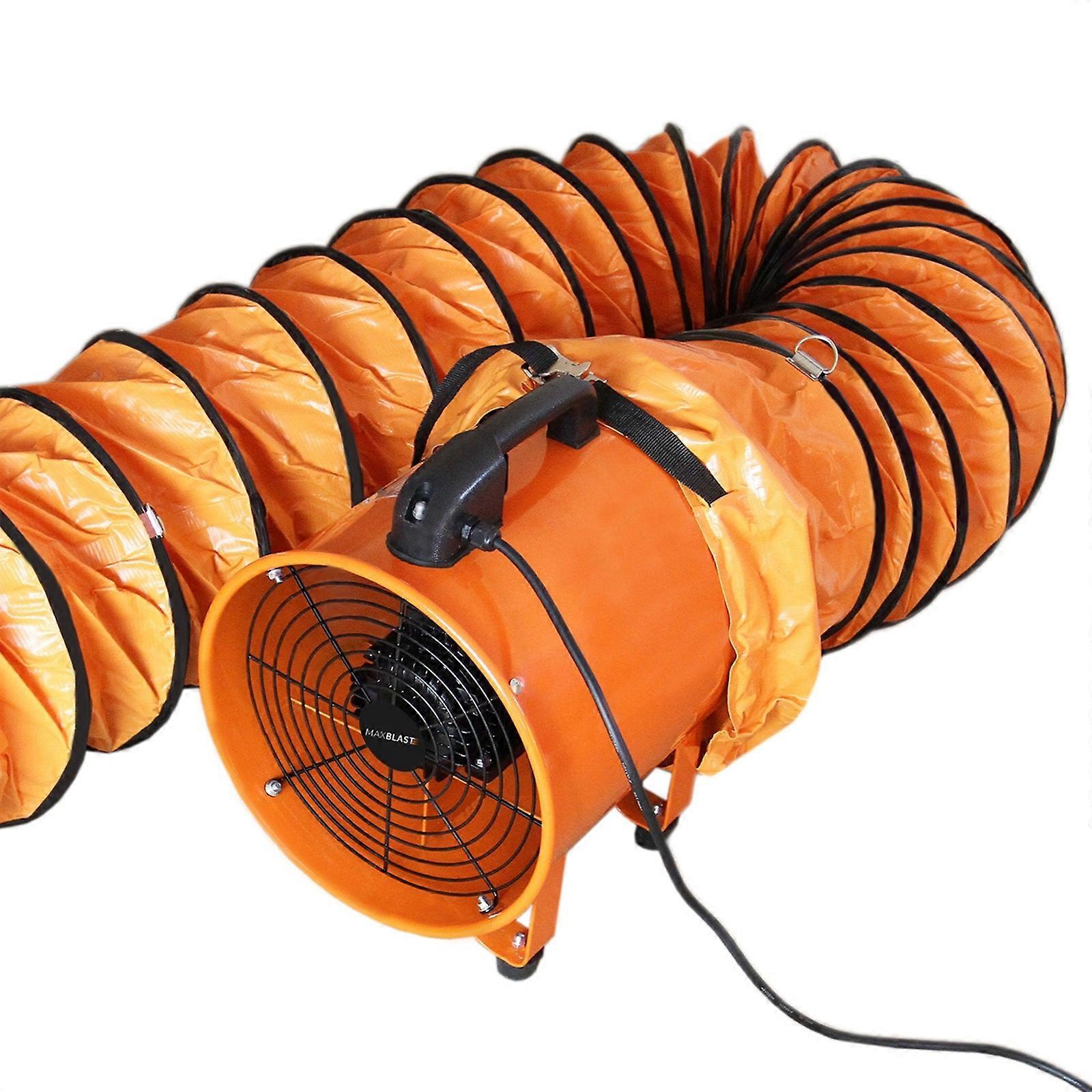 MAXBLAST Dust Extractor 250mm 320W with 12m Duct