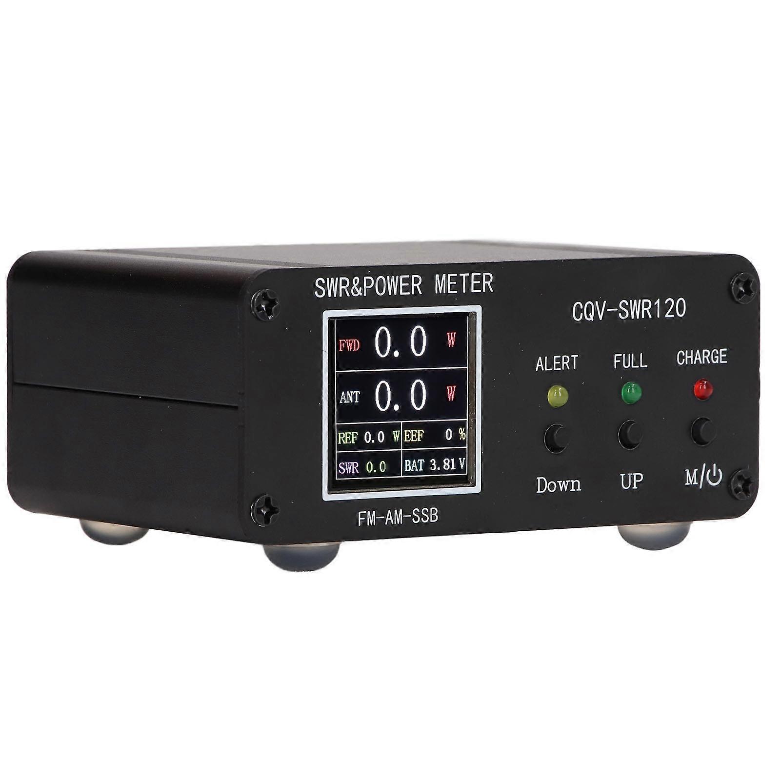 SWR Power Meter 120W Digital Display Standing Wave Meter Frequency Tester for FM AM SSB 