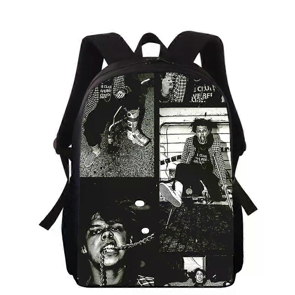 حقيبة ظهر 66HF Yungblud حقائب ظهر للأطفال للأولاد والبنات حقيبة ظهر للطلاب حقائب الكتب المدرسية 66XQ