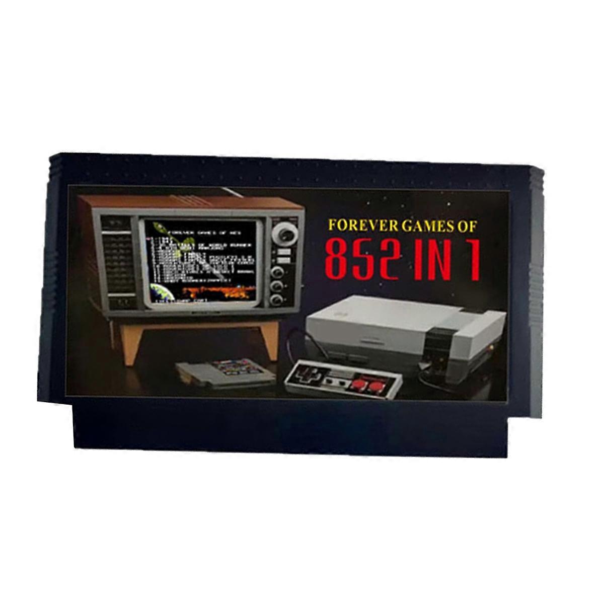 For FC Adapter 852 in 1 FOREVER GAMES Game Black