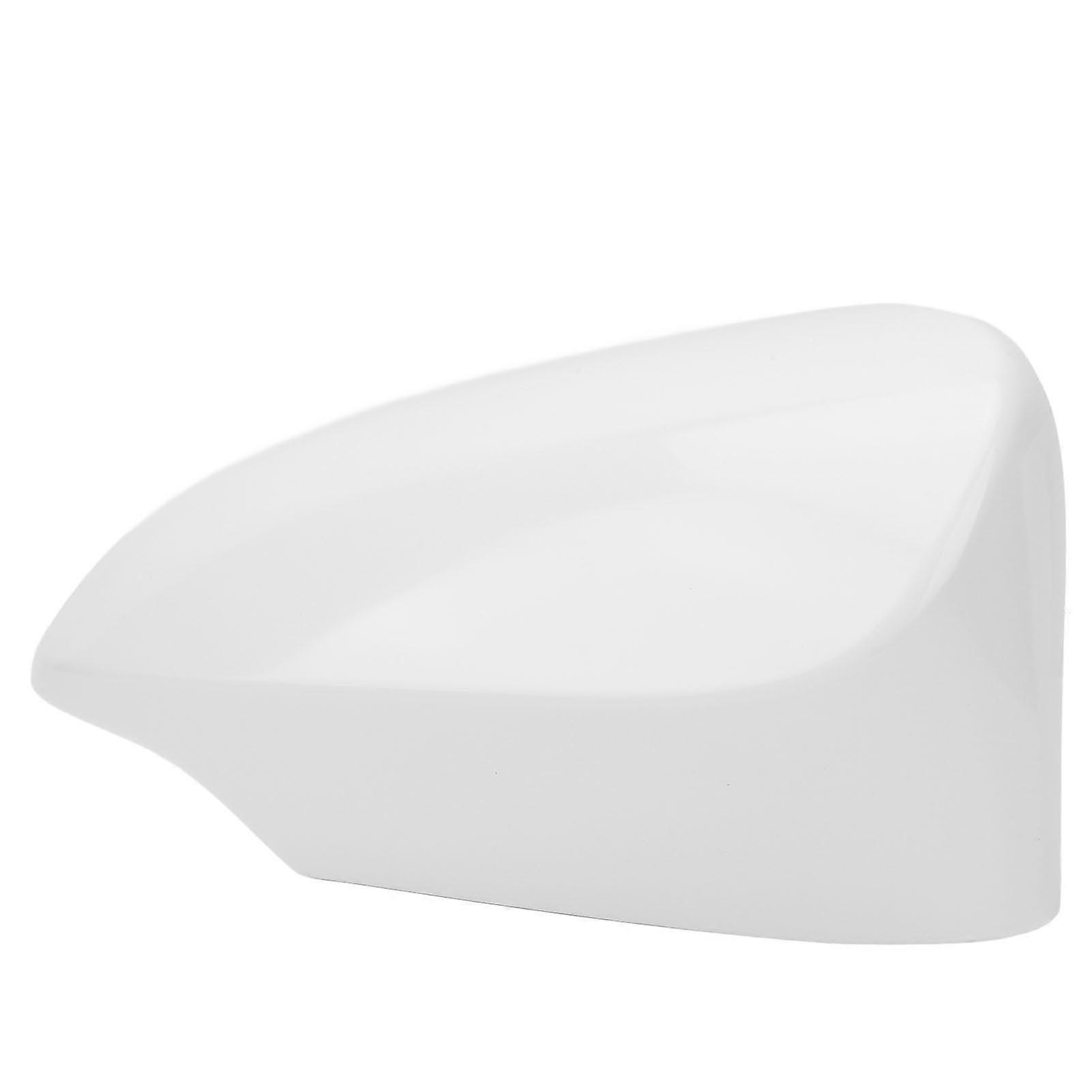 Outer Mirror Cover Weather Resistant Shockproof Sporty White Outer Rearview Wing Mirror Cap for Vehicle Right: 87915-02420 