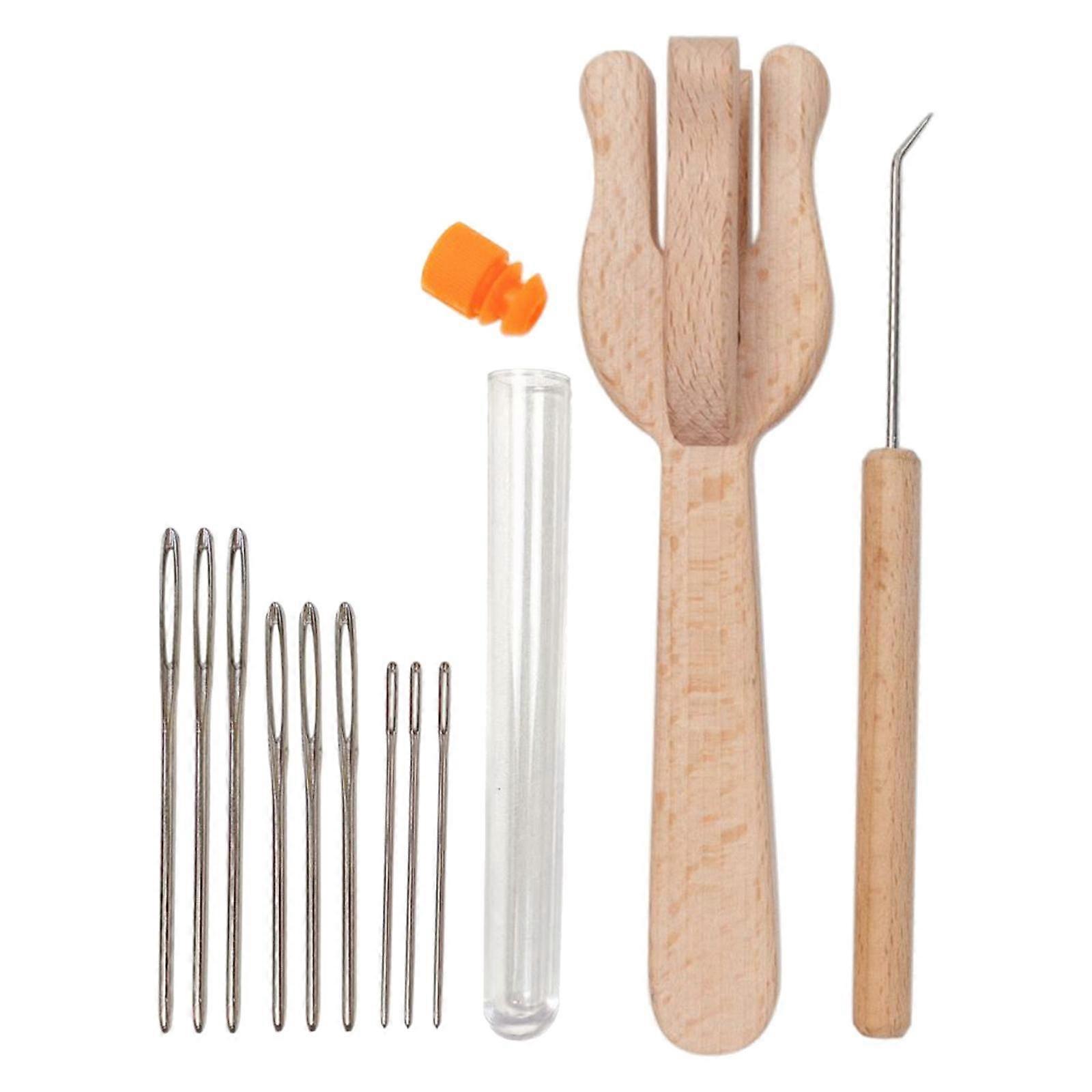 Knitter Adjustable Knitting Fork Lucet Handy Braiding Tool