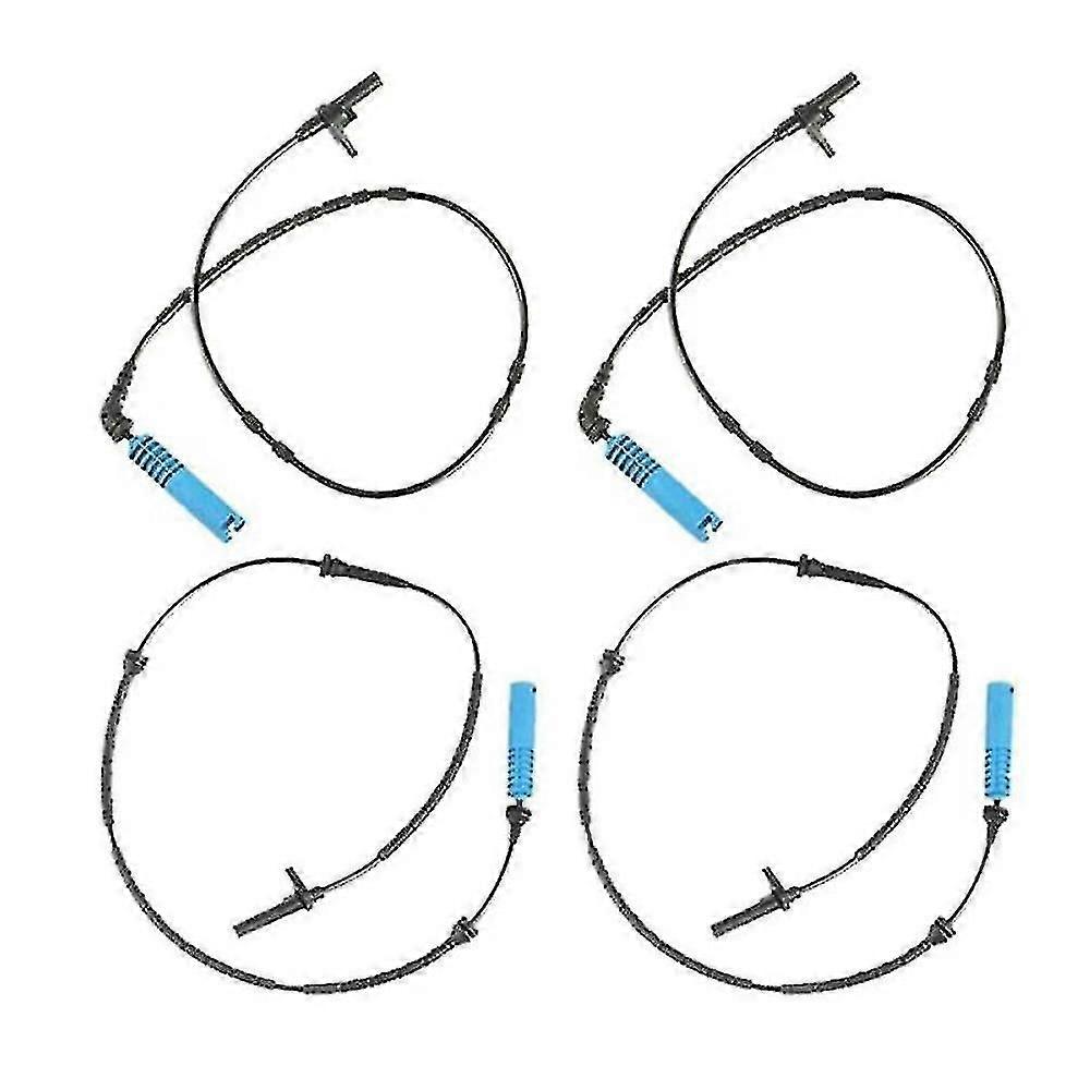 4 قطع جديدة الجبهة الخلفية اليسرى اليمنى ABS عجلة الاستشعار عن بعد لX3 E83 2004-2010 34523405906 34523405907