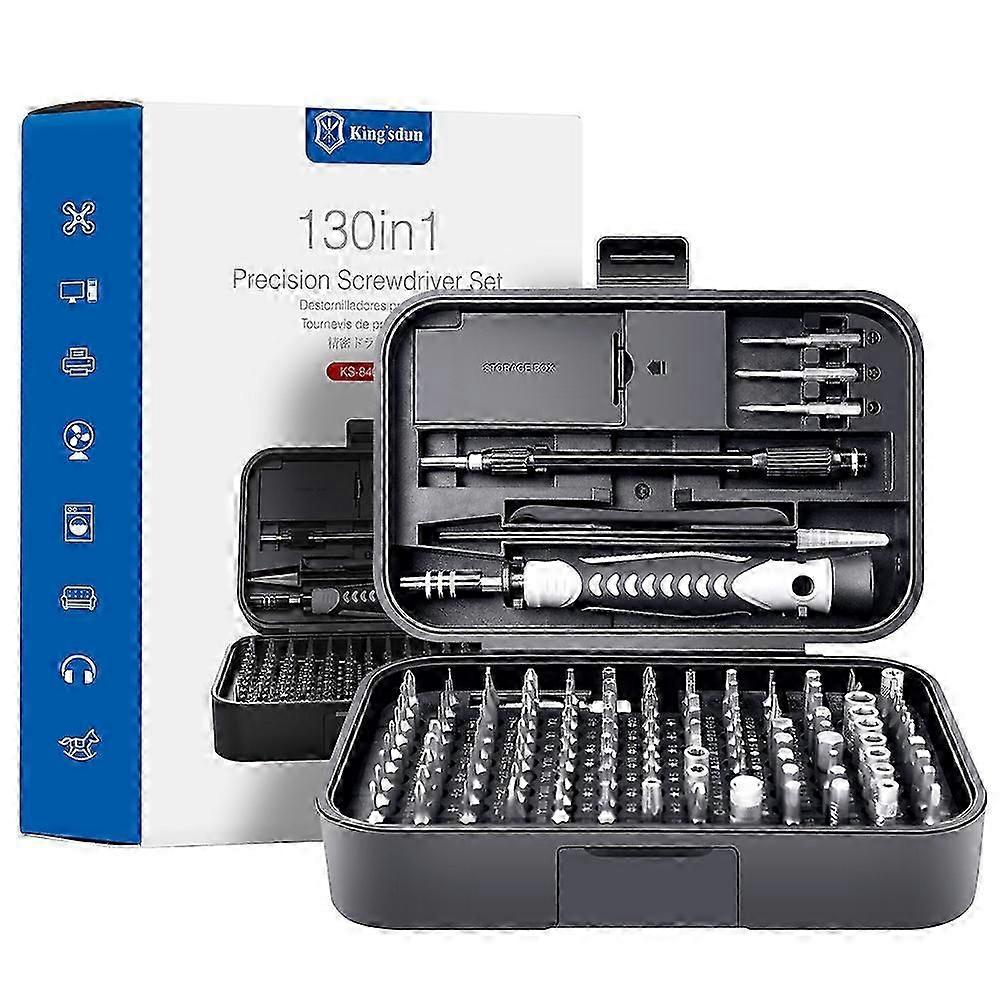 130 in 1 Manual Precision Screwdriver Set Laptop Electronics Repair Tool Kit