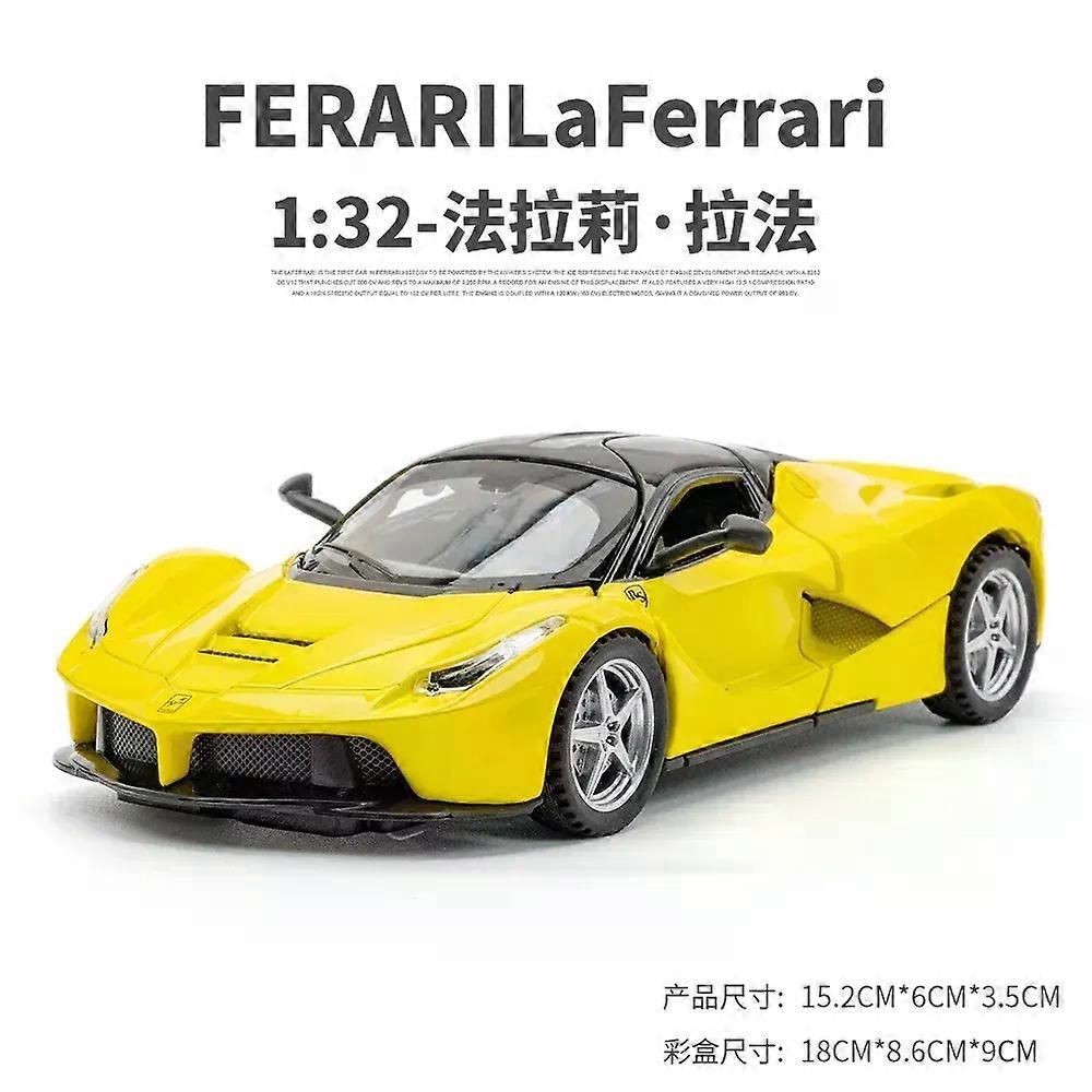 1:32 LAダイキャストメタルアロイモデルカーサウンドライトプルバックコレクション子供のおもちゃギフトA150