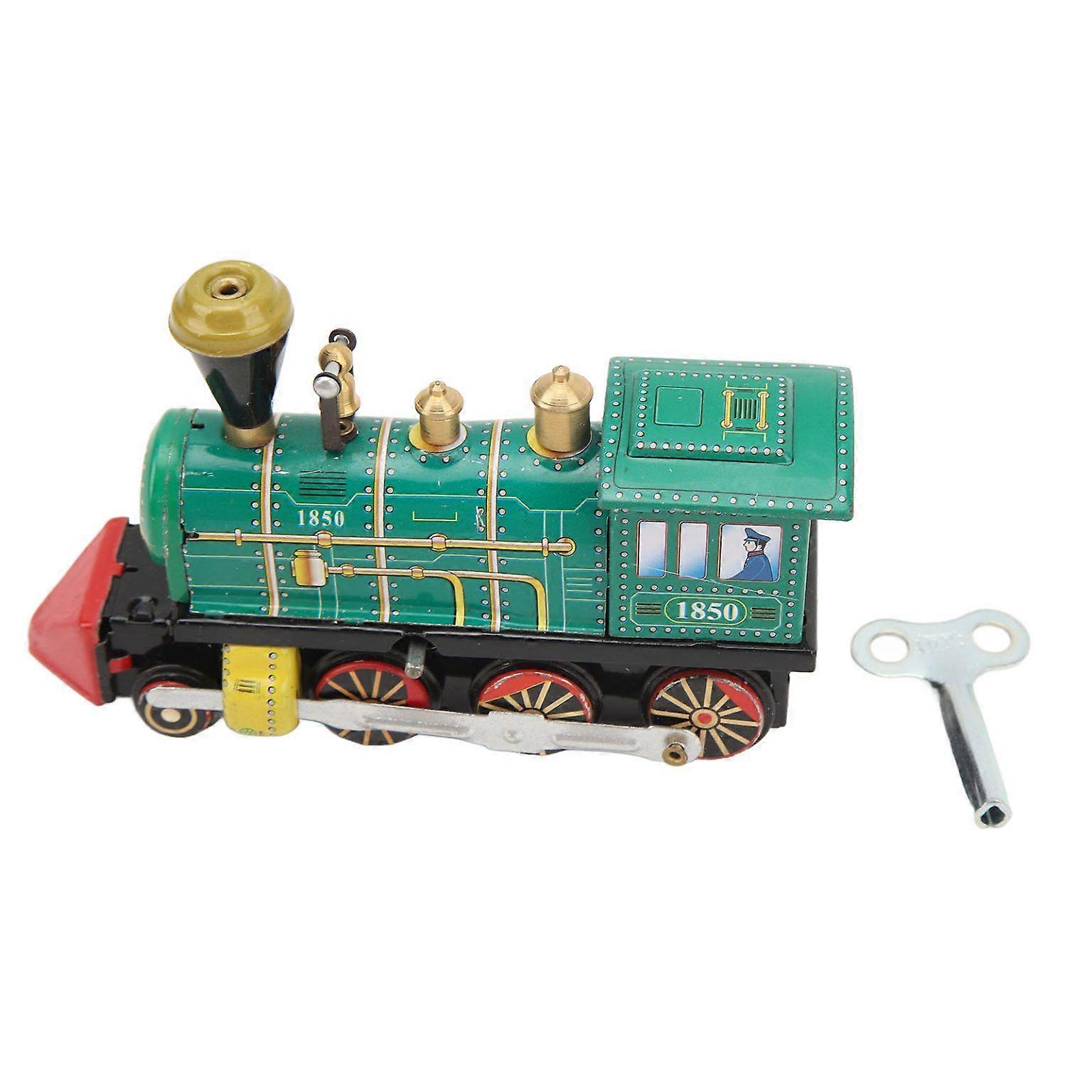 Wind-Up Clockwork Locomotive Toy Train