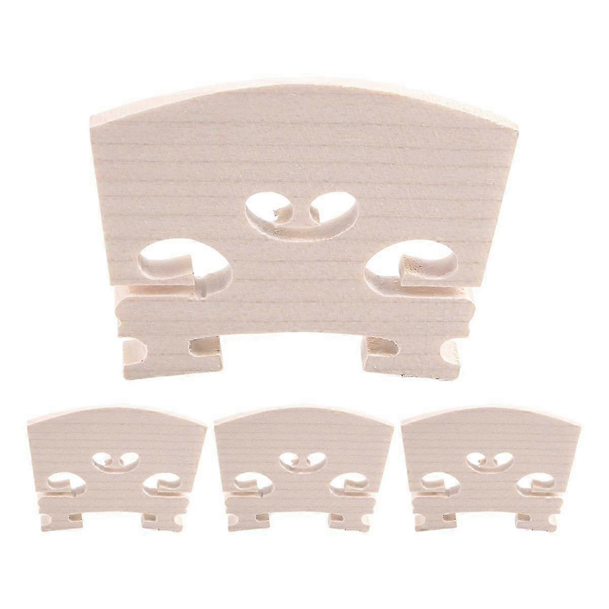 Violin parts Violin-Bridge-5pc-4/4 Maple Bridge Violin Parts, 4 Piece JP