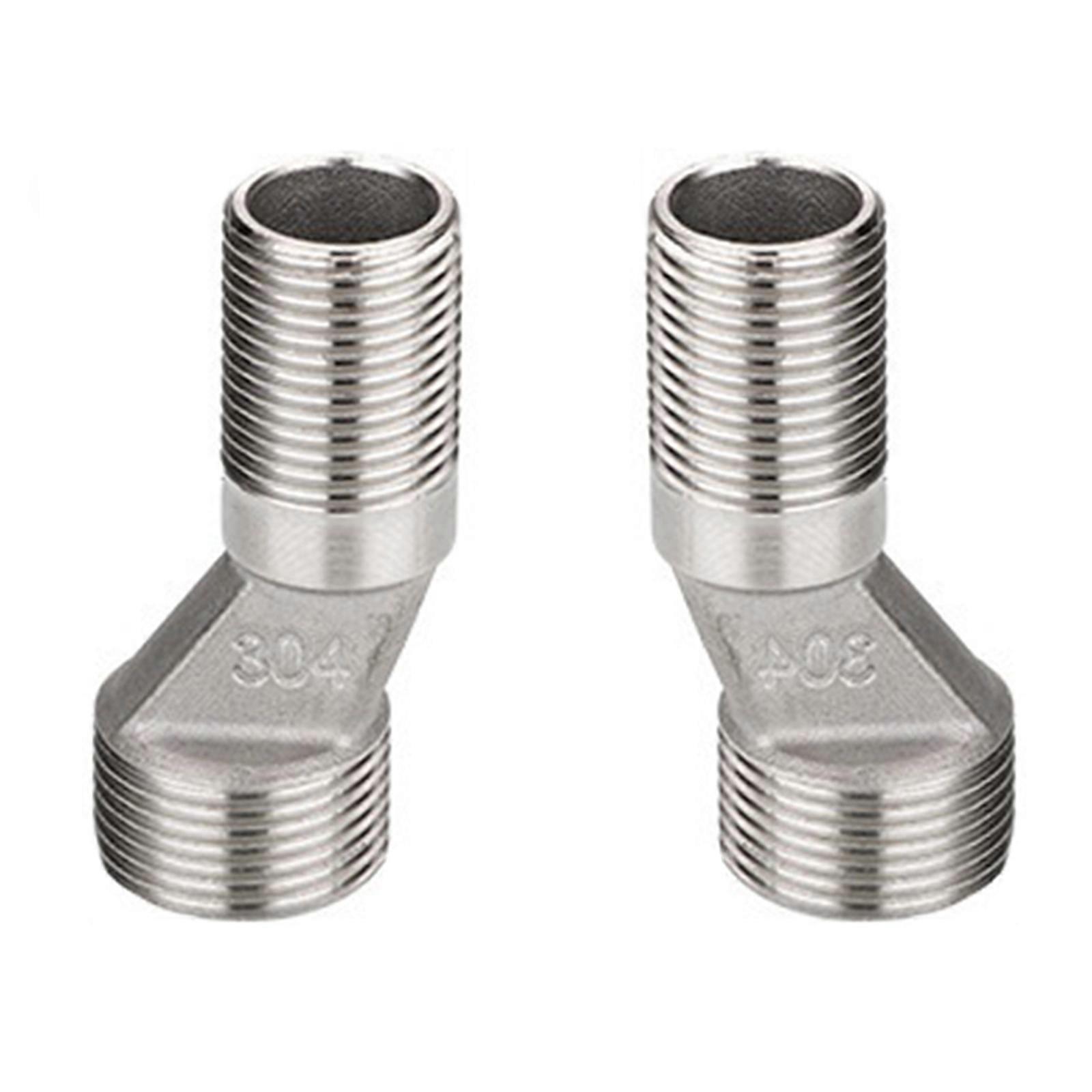 Steel Faucet Extension Adapters Plumbing Adapters Eccentric Pipe Adapters Simple Installation for Wall Fixture Alignment 65mm