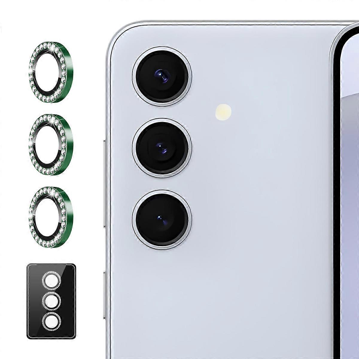 Compatible For Samsung Galaxy A25 5G (Global) (161.0 x 76.5 x 8.3mm) Camera Lens Protector ENKAY HAT PRINCE Rhinestone Decor Rear