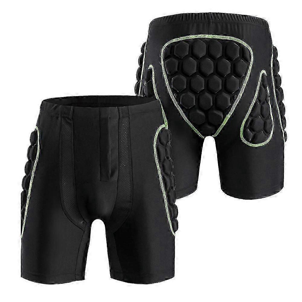 Women's Hip Butt Protection Padded Shorts Armor Hip Protection Shorts Pad for Snowboarding Skating S