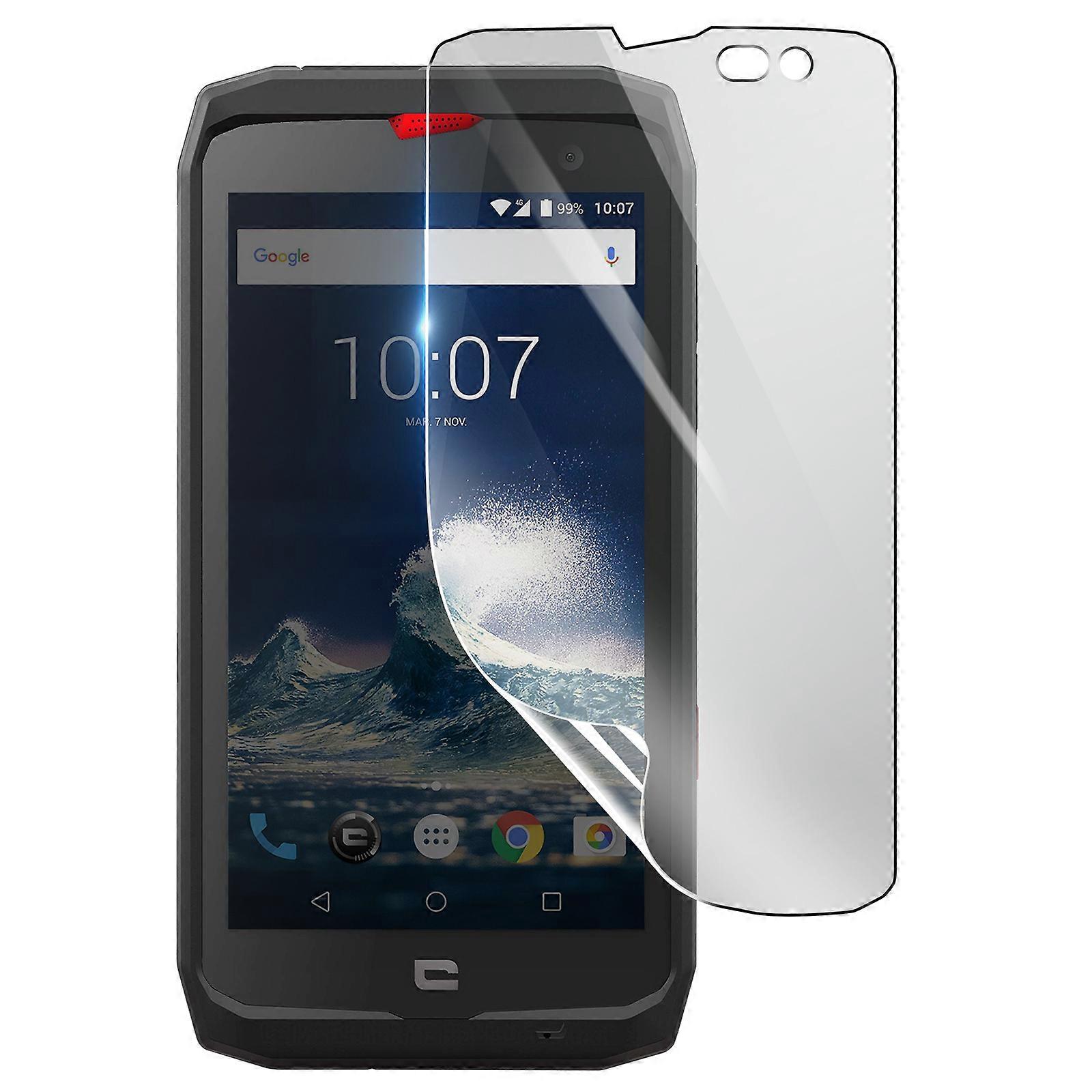 Shockproof Hydrogel Screen Protector for Crosscall Action X3, Transparent