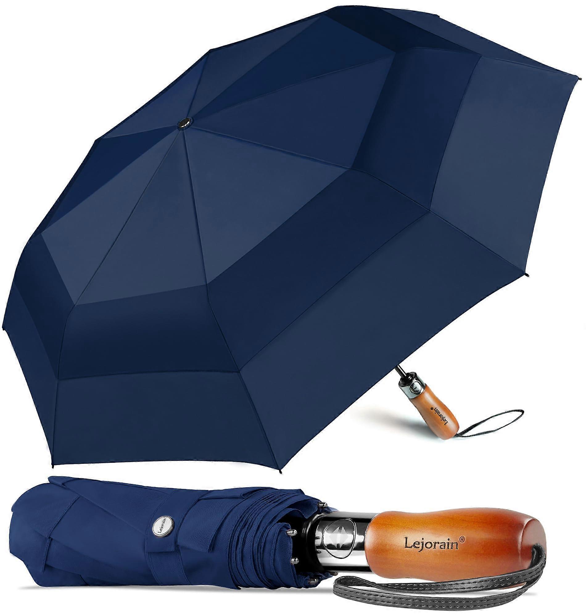 54’’ Golf Umbrella - Windproof Folding Travel Umbrella for Rain, Compact Design, Durable Material, Waterproof Canopy