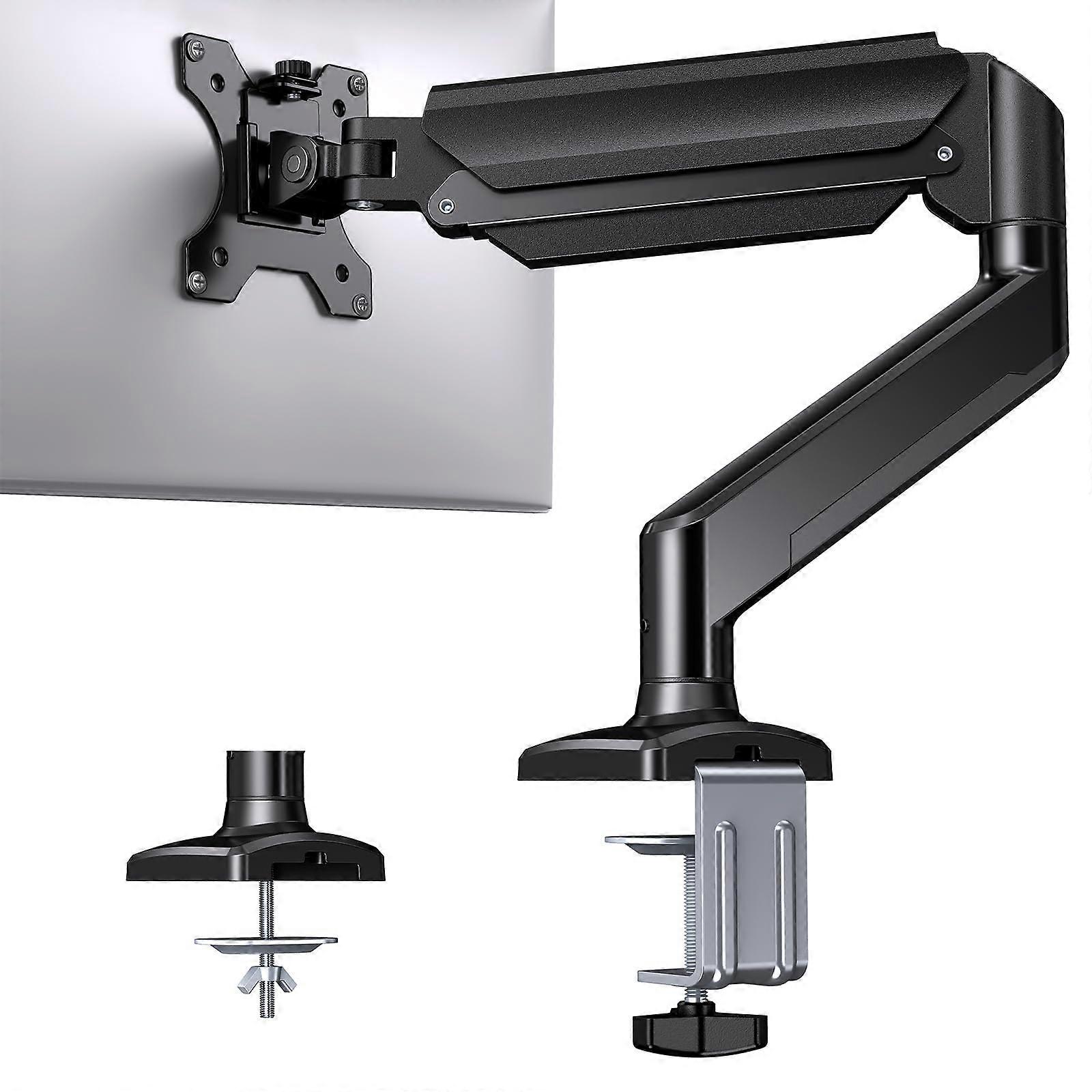 Adjustable gas spring monitor arm for 13-34" sizes