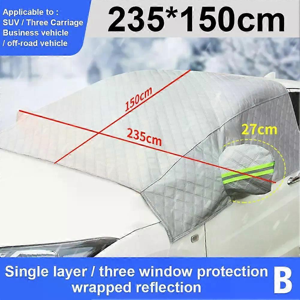 Sonnenschutzabdeckung Auto Windschutzscheibe Sonnenschutz Wasserdichter Schutz Automobil Magnetische Abdeckung Auto Frontscheibe Abdeckung