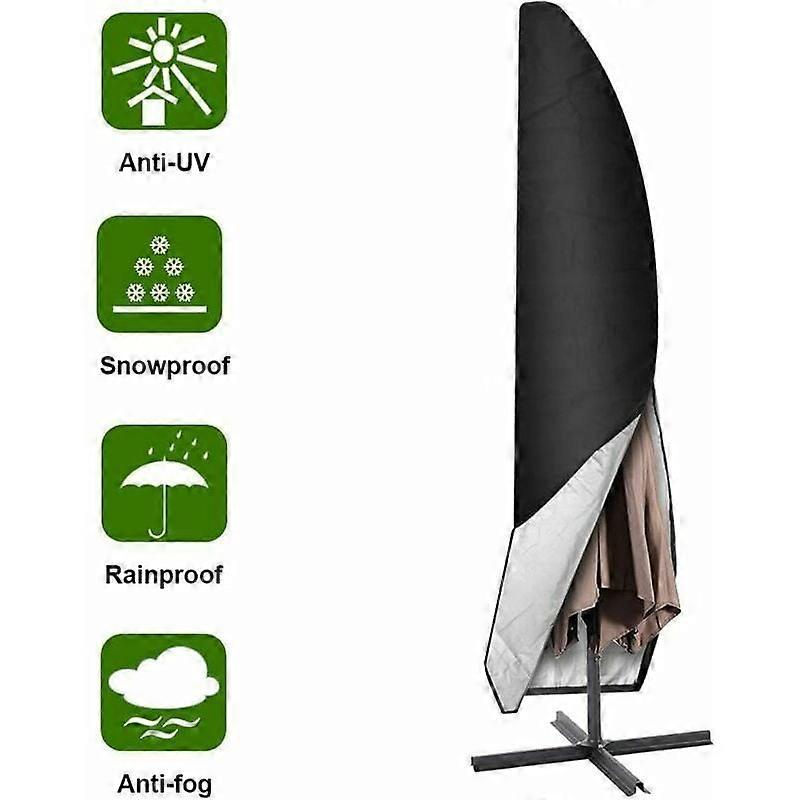 Patio Umbrella Cover, Weather Protection, Windproof, Full Coverage