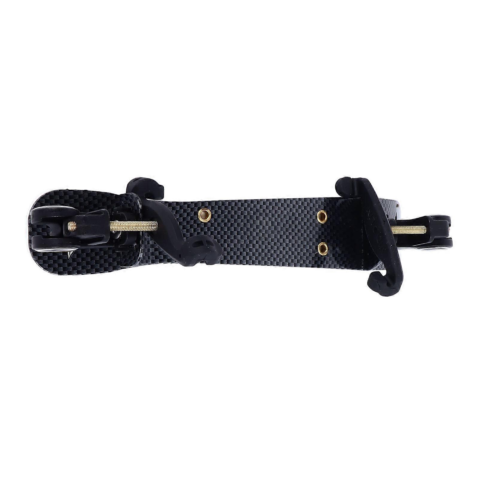 Violin Shoulder Rest 3/4 to 4/4 Adjustable Universal Shoulder Rest for Practice Performance Carbon Fiber Style