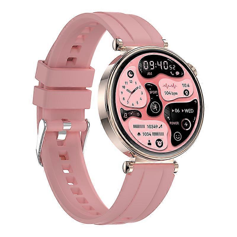 Women's Smartwatch with Bluetooth Calling, 1.32-inch AMOLED Screen, Multiple Sports Modes, and Fashionable Design(Pink)