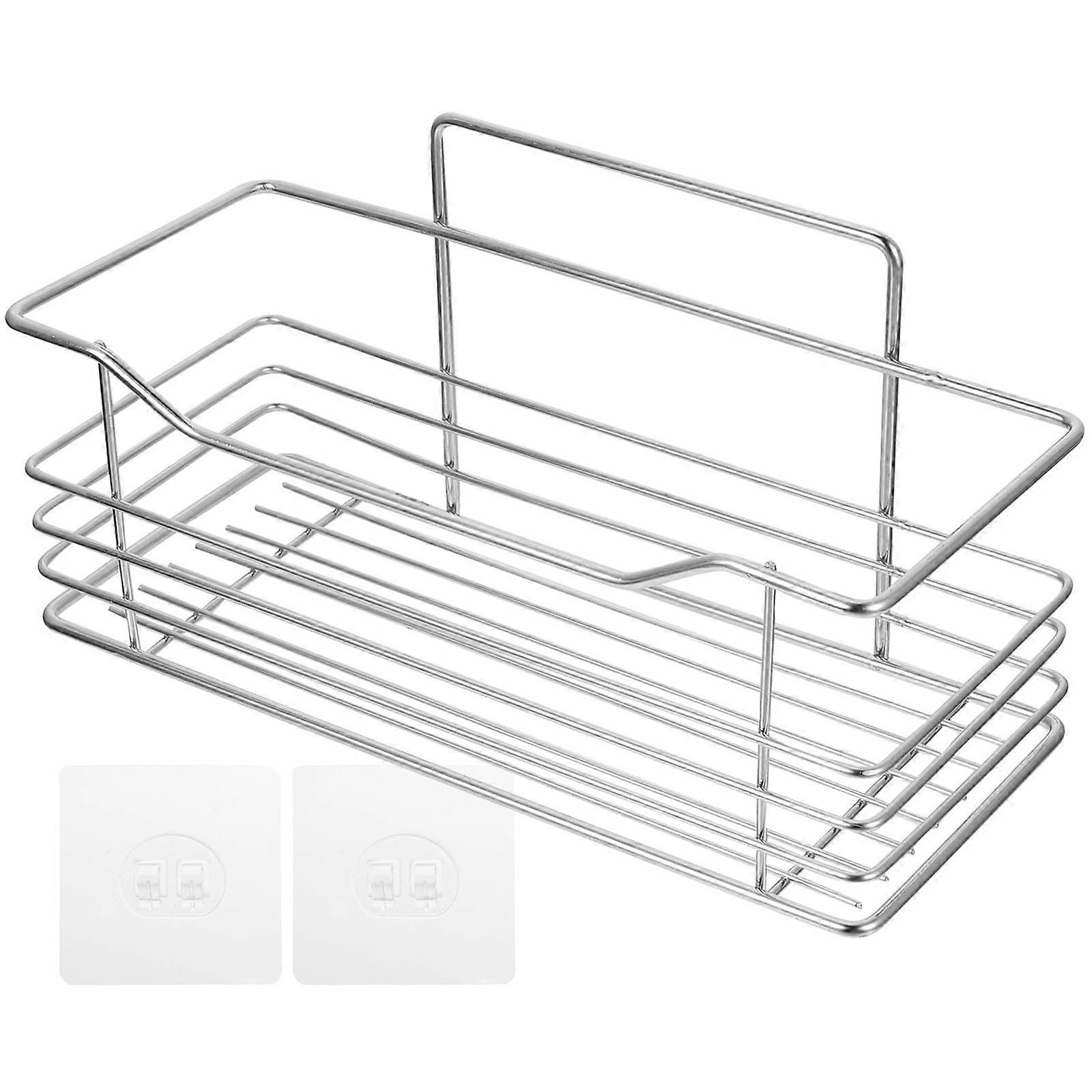 Stainless Steel Storage Shelf Tile Shower Shelf Wall Mounted Kitchen Organizer