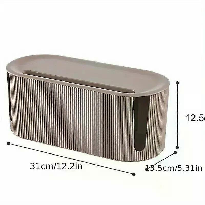 New Cable Management Organizer Box compatible for Power Strips and Cord compatible for Power StripsTV Computer Wires Cable Hider Box compatible for Ho