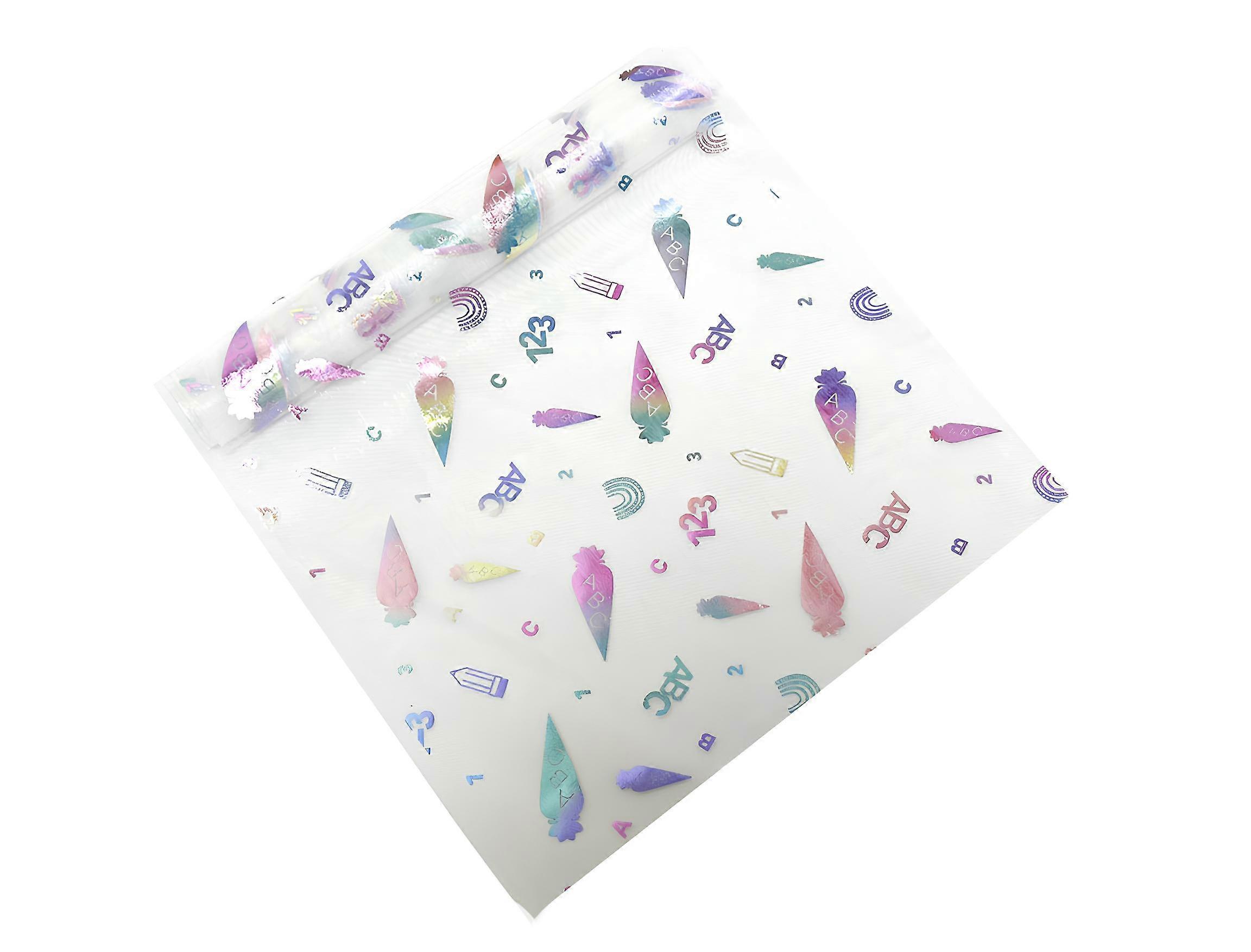 Back to school decoration table runner candy cones 123 ABC tablecloth 28cm