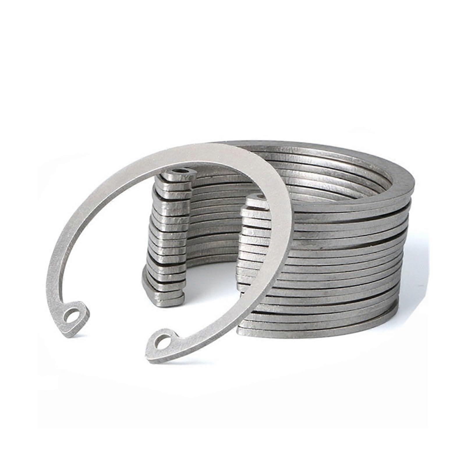 Internal Circlip C Type Retaining Ring Card Clamp Lock Spring Washer 304 Stainless Steel M10-M30(M26 (10pcs))