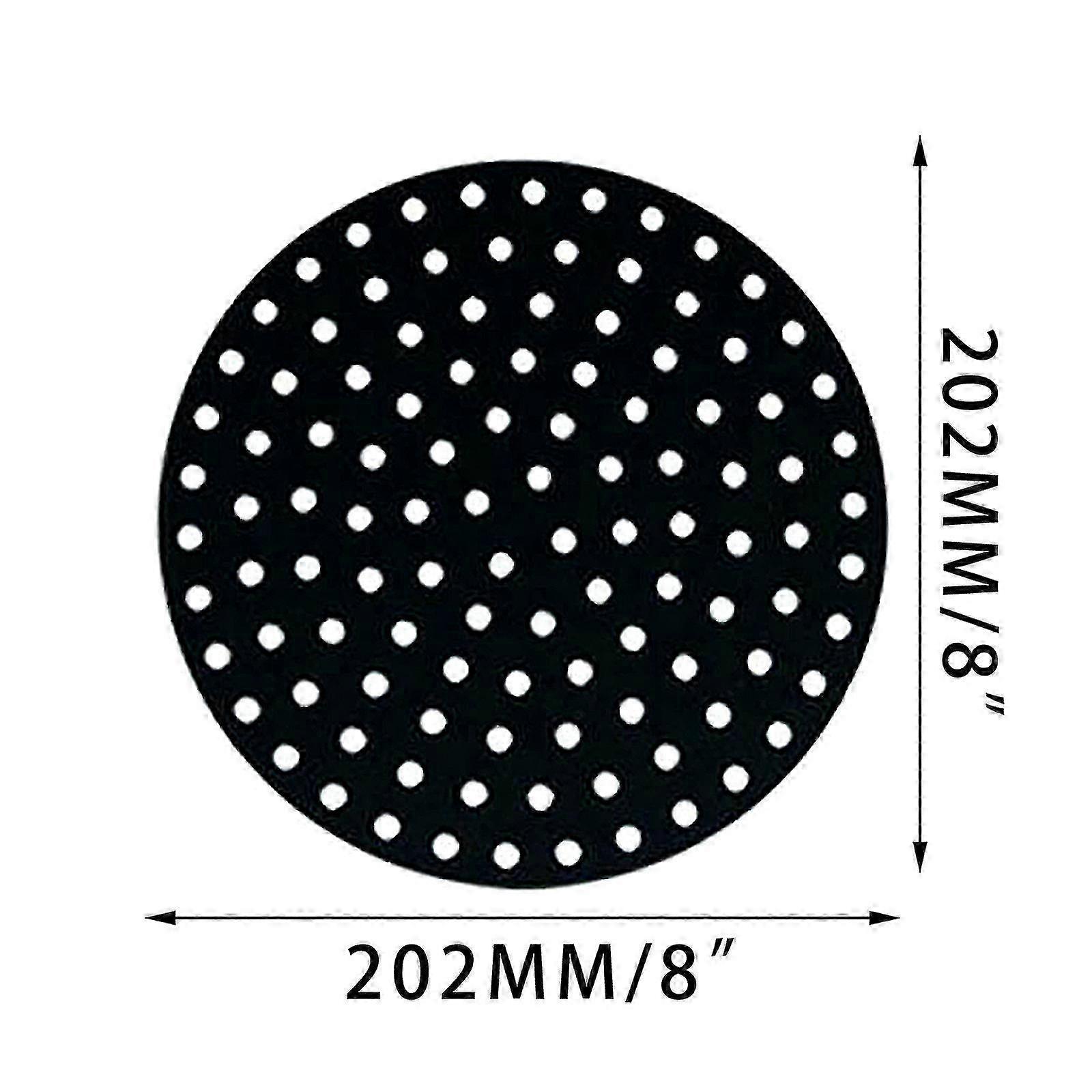 JiaWei 1pc Reusable Air Fryer Lining Square Non-stick Pan Silicone Mat Air Fryer Mat UOQ