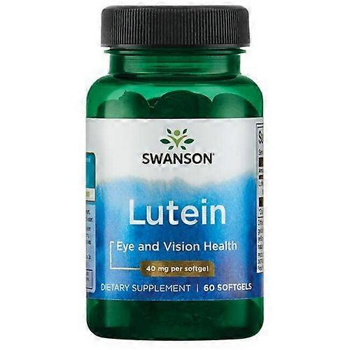 Swanson Vitamins Lutein,40 Mg,60 Softgels