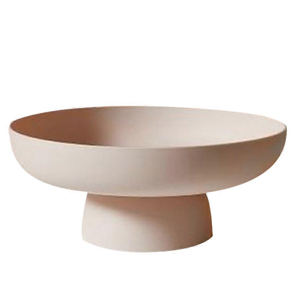 Fruit Dish Round Drain Fruit Basket Modern Style Container for Kitchen Counter Table Centerpiece